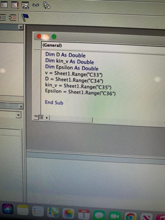 Directions 3 Using Sub Procedure 51 Insert A Module Module 1 5 2 Create A Sub Procedure Called Pipeflow 3 Declare 3