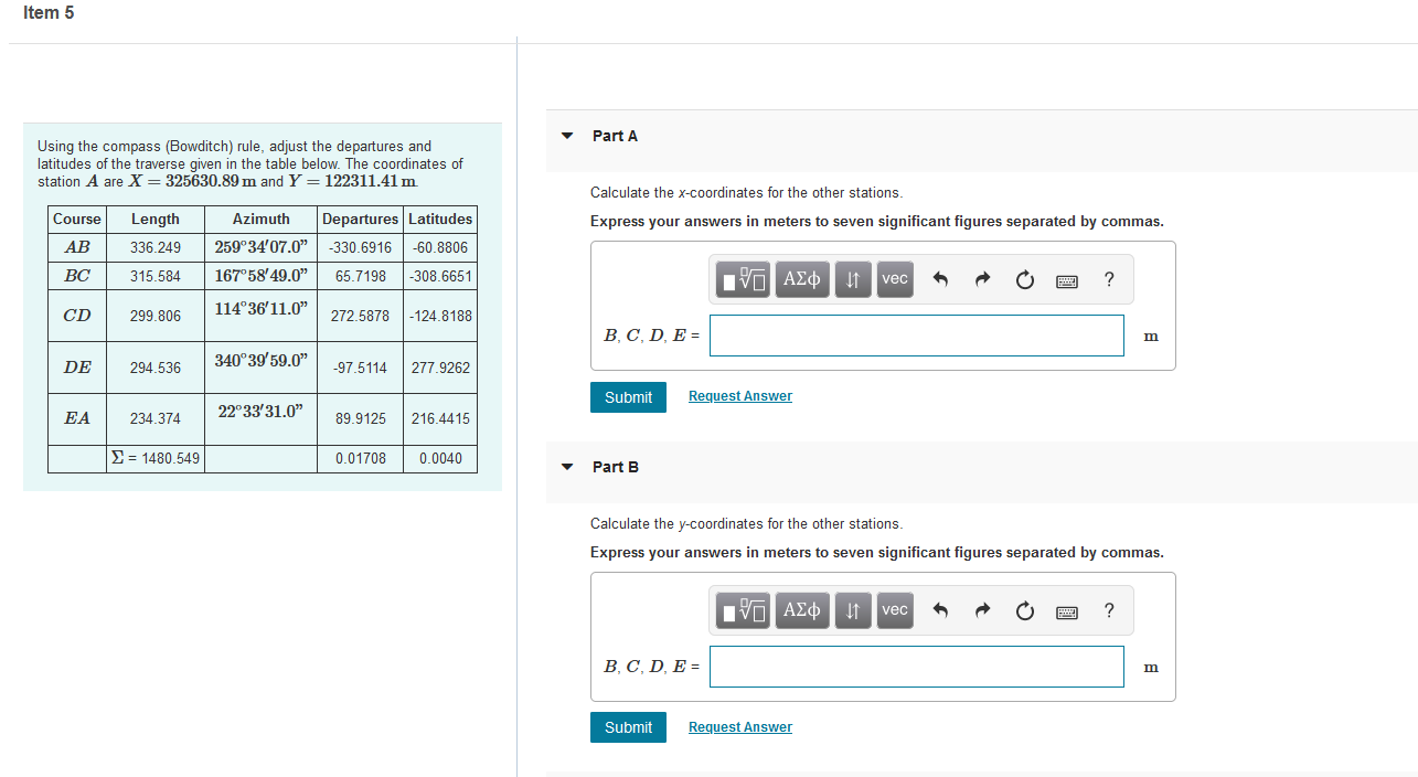 Calculate X And Y Coordinates For The Other Stations 1