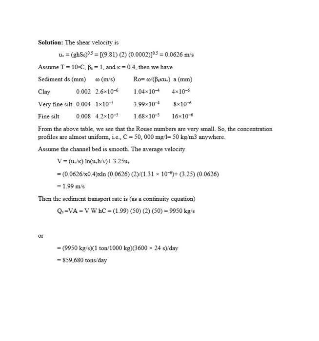 Student S Number B 1 A Write The Shields Parameter Lecture Notes Equation 18 Define The Notation What Is The Se 8