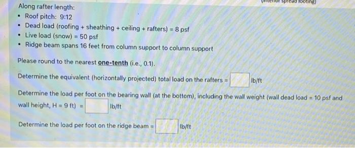 A Simple Light Framed Wood Building Is Subjected To The Load Conditions As Specified Kd Peam Kpss Mam 18 After 16 Ag 2