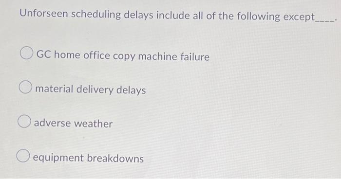 Prior To The Start Of Field Activities The Following Items Are Needed Pick The List That Best Represents The Informatio 2
