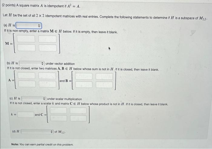 The Multiple Choice Questions Is Here A Empty Or Non Empty B Closed Or Not Closed C Closed Or Not Closed 1