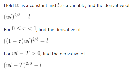 Hold As A Constant And As A Variable Find The Derivative Of For Find The Derivative Of For Find The Derivative Of I 1