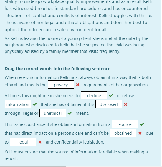 Please Help Put Words In Correct Order 1