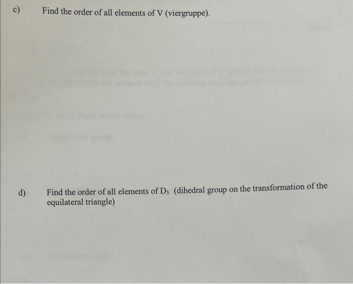 Lemma Let B Be An Element Of A Group G And Let N 0 I J Ne Z Assume That The Powers E Bo B B B B B Are 2