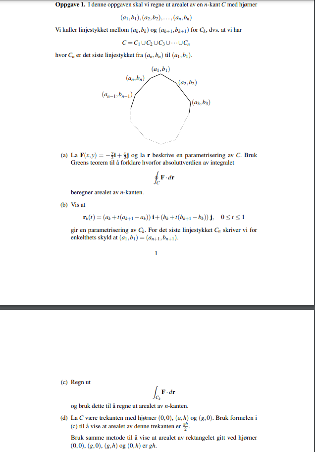 A Let F X Y Y 2 I X 2 J And Let R Describe A Parametrization Of C Use Greens Theorem To Explain Why The Absolut 1