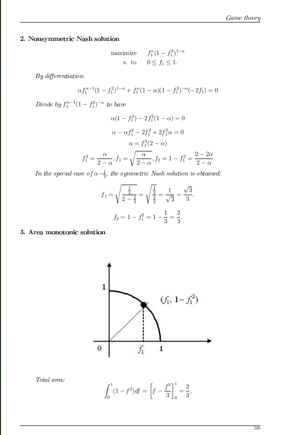 1 Repeat Example 16 7 P 125 For A Conflict Given With Feasible Set H F F F F2 0 F 2f 4 V Example 1 3
