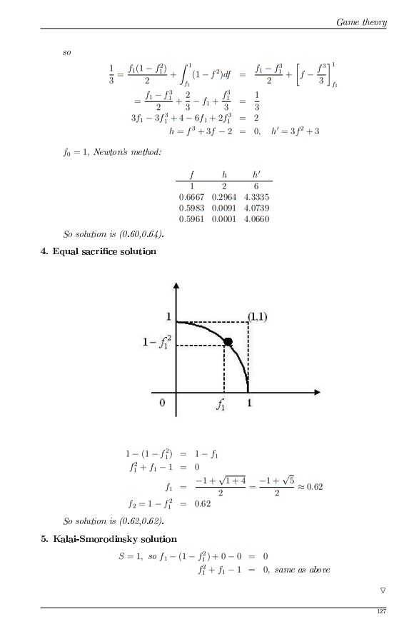 1 Repeat Example 16 7 P 125 For A Conflict Given With Feasible Set H F F F F2 0 F 2f 4 V Example 1 4