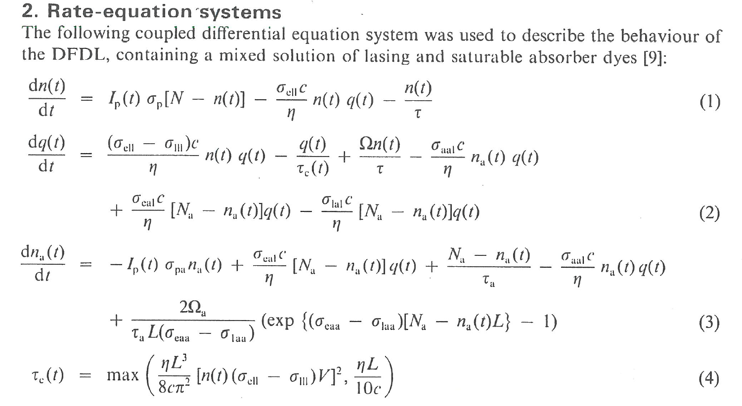 Please Solve The Rate Equation In Matlab And We Need To Reach The Same Results As Shown In The Paper 1