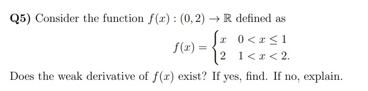 Partial Differential Equations Weak Derivative Graduate 1