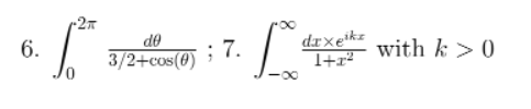 6 2t 1 Th De 3 2 Cos 0 7 8 Dxxeikz 1 With K 0 1