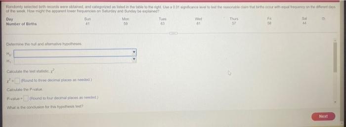 Randomly Selected Twirth Records Were Obtained And Categorized As Listed In The Table To The Right Use A 0 01 Significa 1
