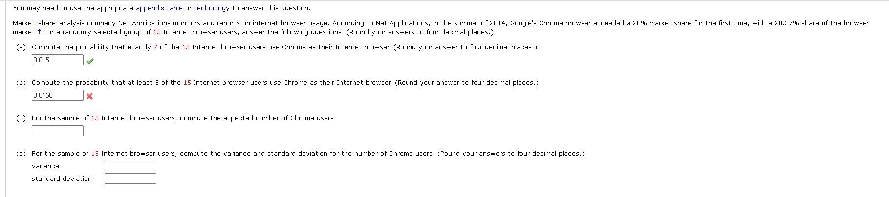 You May Need To Use The Appropriate Appendix Table Or Technology To Answer This Question Market Share Analysis Company 1