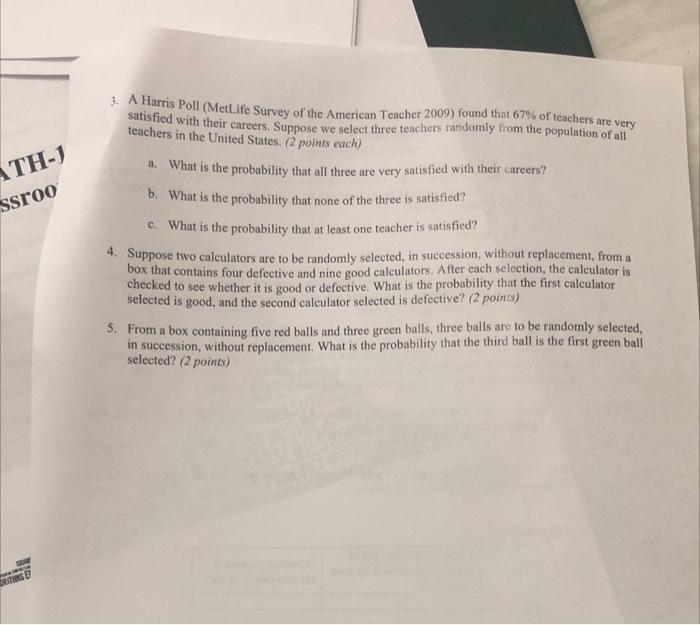 Written Homework Assignment 6 Supplementary Topics Math 138 Statistics Your Directions On A Separate Sheet Of Paper Wr 4