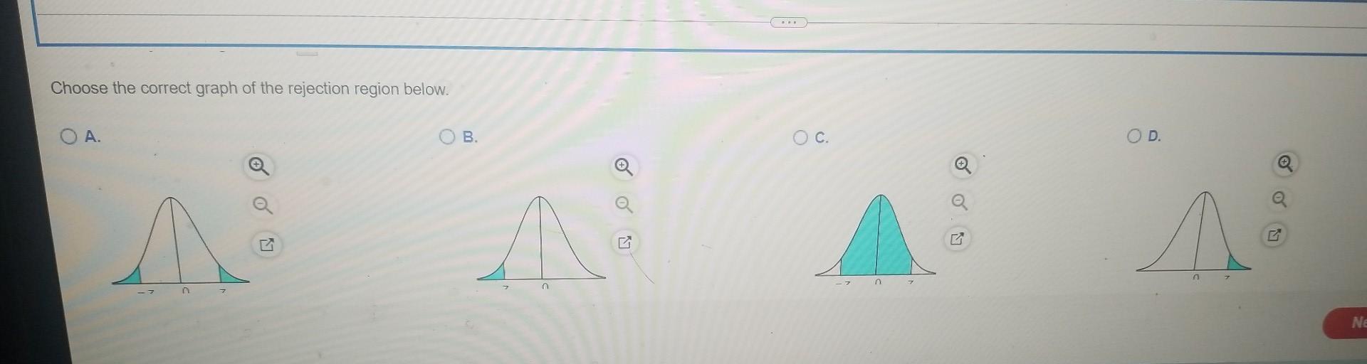Find The Critical Value S And Rejection Region S For The Type Of Z Test With Level Of Significance A Include A Graph 2