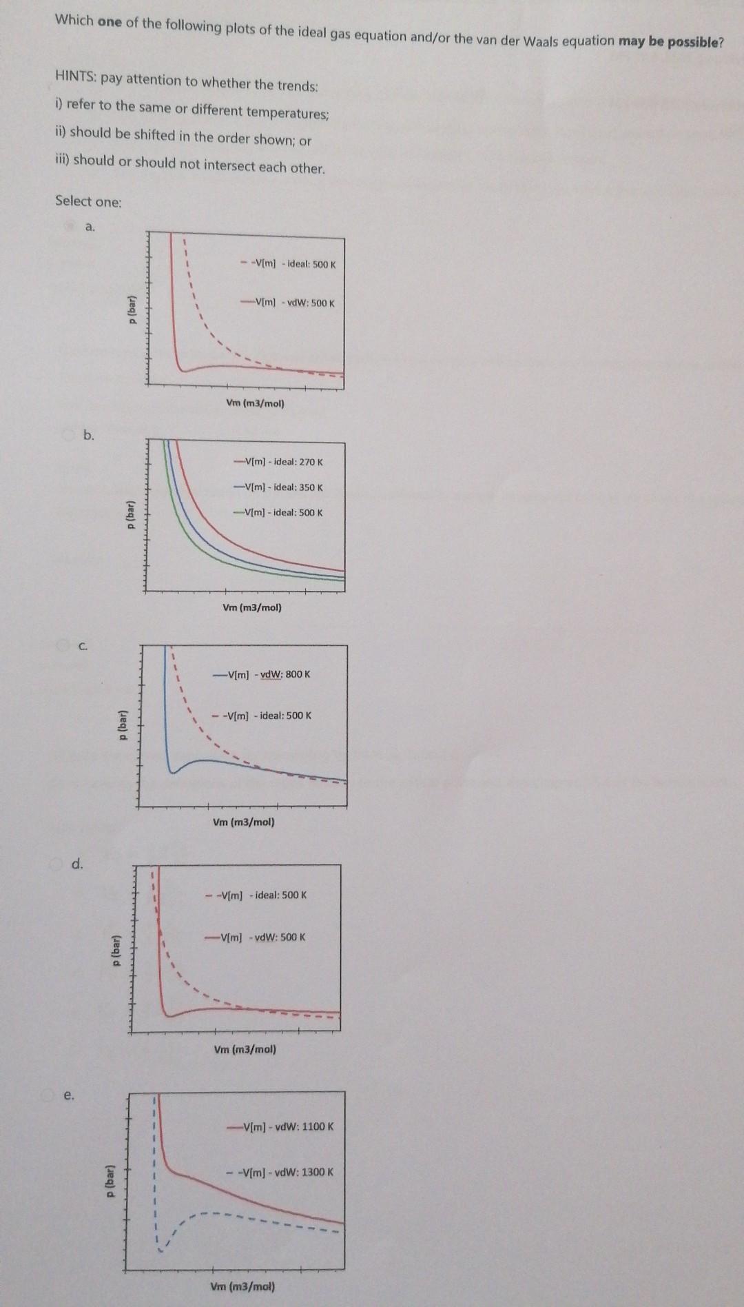 I Ve Been Stuck On This Too Long Example From A Practice Test What One Is The Correct Answer I Know That When Temp In 2