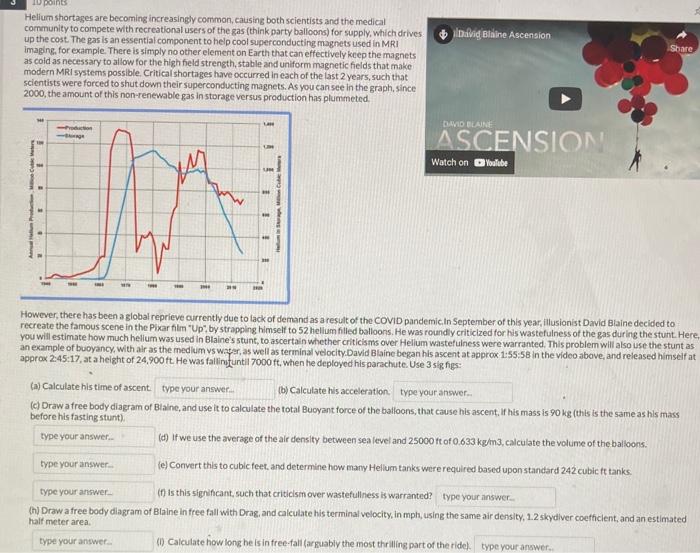 10 Points David Blaine Ascension Helium Shortages Are Becoming Increasingly Common Causing Both Scientists And The Medi 1