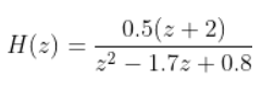 When The Behavior Of A Continuous System Is Sampled With The Period T 0 1 S The Pulse Transfer Function Is Obtained Th 1