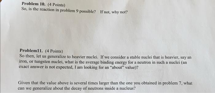 What Is The Q Value For The Decay Of A Deuteron Into Two Protons And Two Electrons There Is No Stable Nucleus With Jus 3