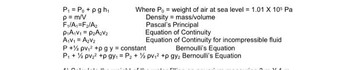 P P Pg H P M V F A F A P A V P2a V2 A V A V P Pv Pgy Constant P Pv P Gy P Pv 2 1