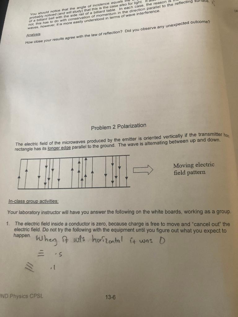 R You Should Notice That The Angle Of Incidence Equals Th Probably Noticed And Will Study That This Is The Case Also F 1