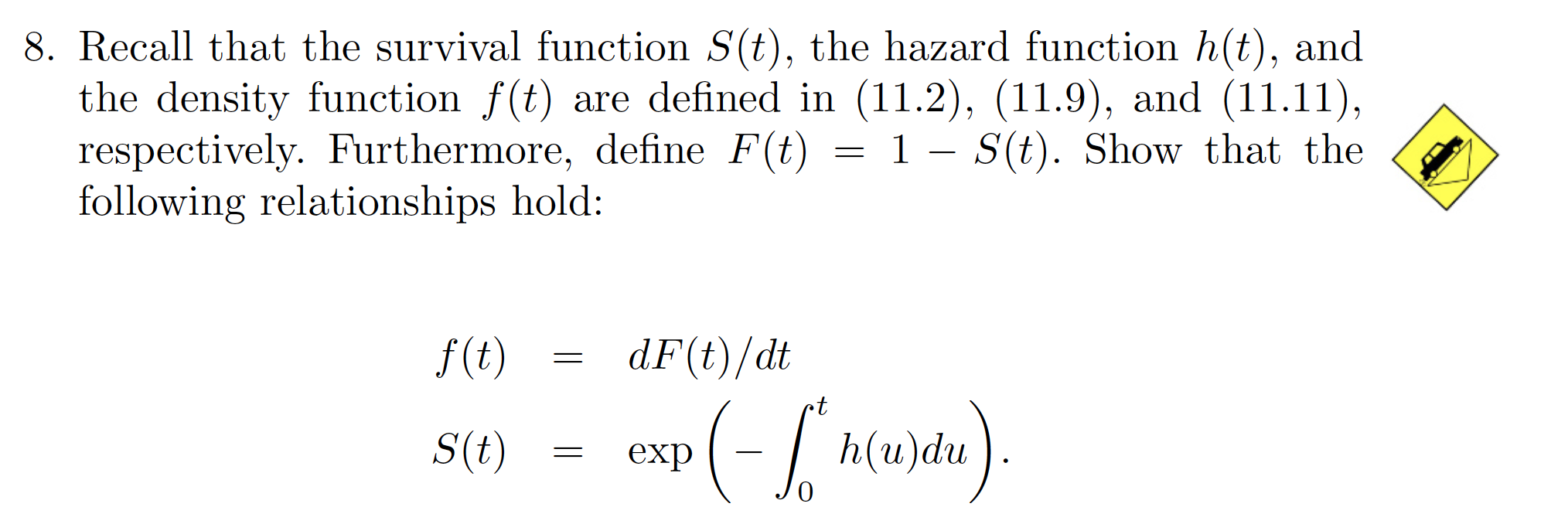 9 In This Exercise We Will Explore The Consequences Of Assuming That The Survival Times Follow An Exponential Distribu 2