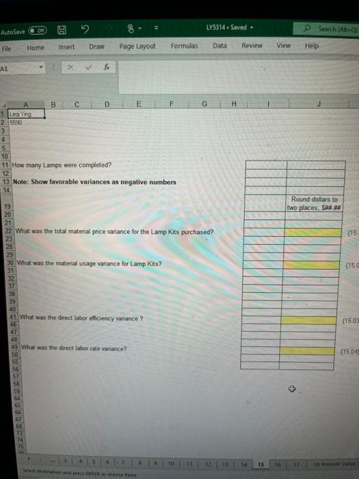 Autosave File Pe Franas 20 Page Layout Fr A1 A B C D E 1 Legi Ying 2 5590 3 4 5 10 11 How Many Lamps Were Completed 12 2