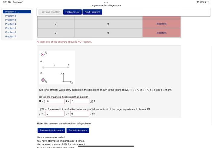 3 01 Pm Sun May 1 Problem 1 Problem 2 Problem 3 Problem 4 Problem 5 Problem 6 Problem 7 A Gauss Vaniercollege Qc Ca 0 1