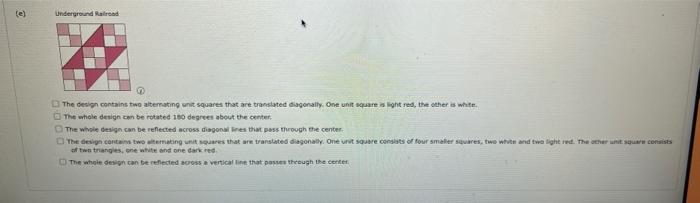 Look At The Following Figures Describe Any Translations Reflections Rotations And Glide Reflections That Will Move P 3