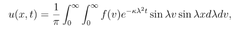 For A Semi Infinite Thin Bar X 0 With The Following Boundary Conditions Solve The Heat Equation In One Dimension And 2