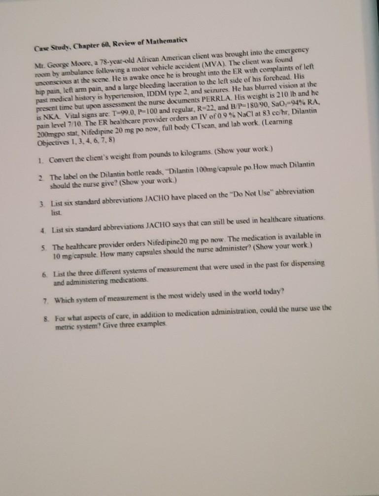 Case Study Chapter 64 Administration Of Injectable Medications Mr Johnny Woll A 40 Year Old Native American Male Was 4