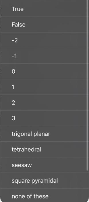 Consider The Compound Xeof4 Draw The Lewis Structure And Answer The Following Questions The Electronic Geometry Is Octa 2