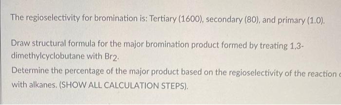 Draw The Major Organic Product Of The Reaction Below H H Nbs Ho Cc14 Draw The Major Product Of The Following Reaction 3