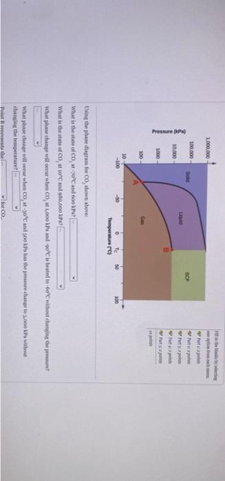 Pressure Kpa 1 000 000 100 000 10 000 1000 100 Ligad Scf Te 50 Fach Put At A Points Part 3 Points What Exp Ht 10 1