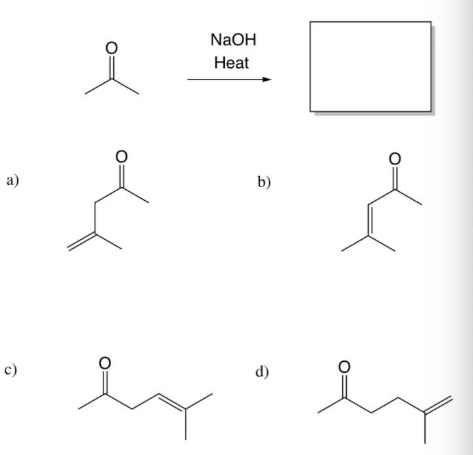Predict The Major Product Of The Following Aldol Condensation Reaction 1