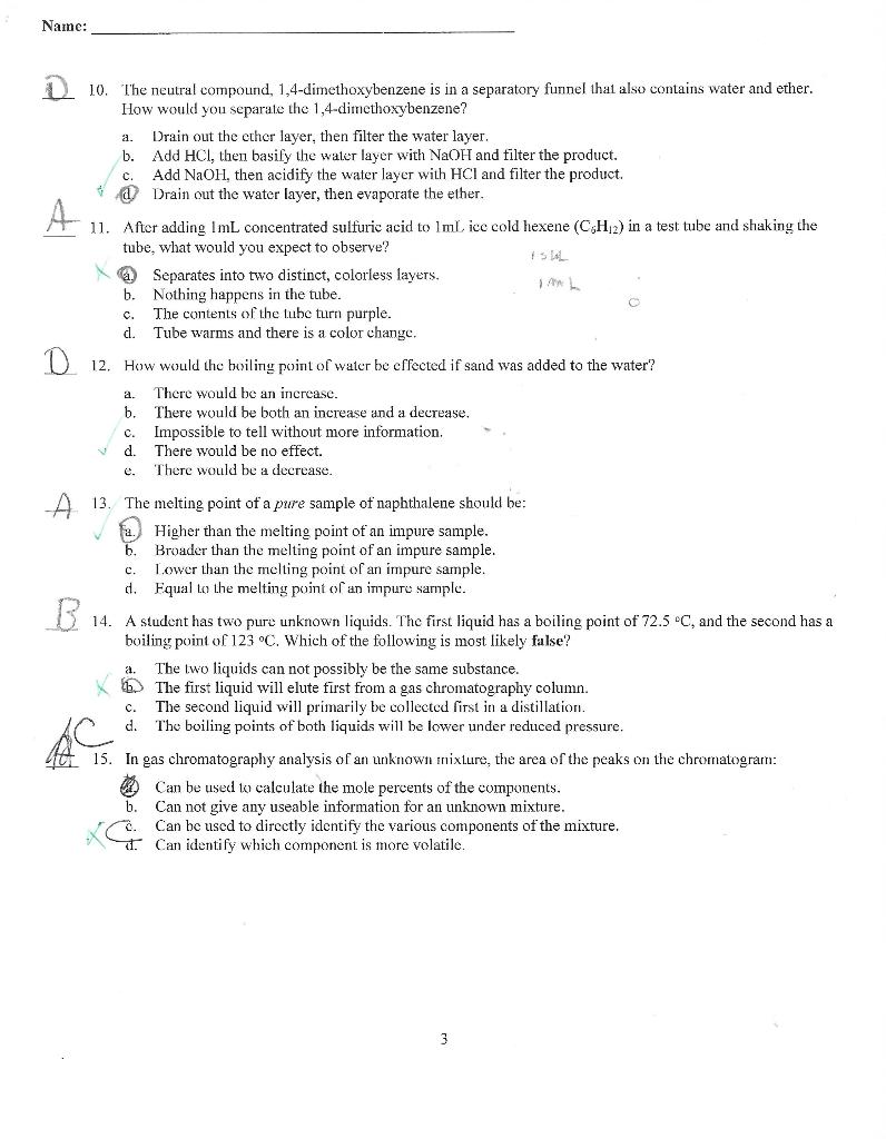 Correct The Wrong Answers 1