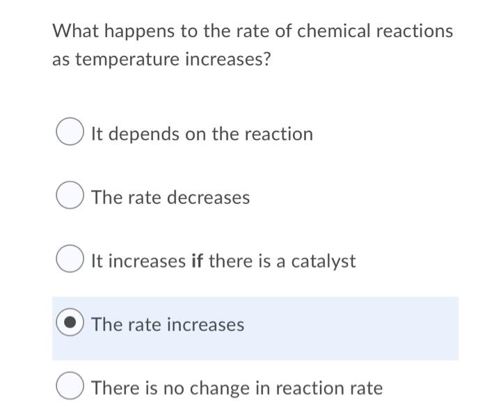 In A Differential Rate Law What Variable Changes With Changes In Temperatures Order Of Reaction O Concentration Rate Co 2