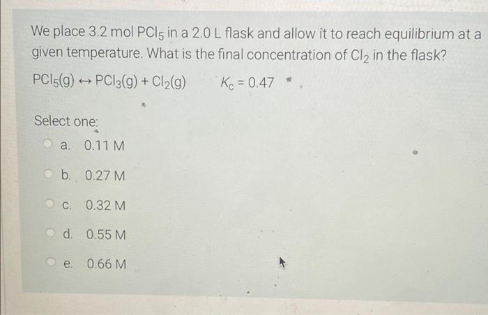For The Following Reaction 2 So3 G 2 So G O G The Equilibrium Constant Kp Is 1 32 At 627 C What Is The Equi 2