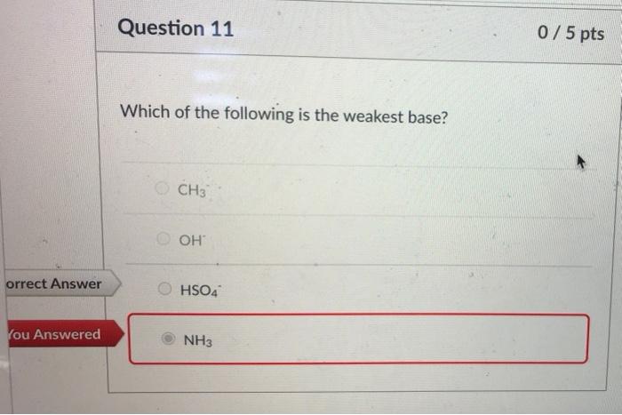 Orrect Answer Evaluate The Reaction Shown Identify Which Compound Is The Conjugate Acid Oh Hot Oh Nh3 Nh Nh3 Compou 2