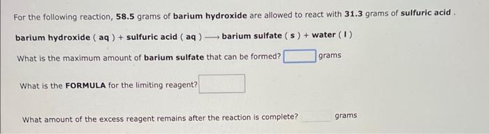 For The Following Reaction 20 0 Grams Of Iron Are Allowed To React With 42 3 Grams Of Chlorine Gas Iron S Chlorine 3