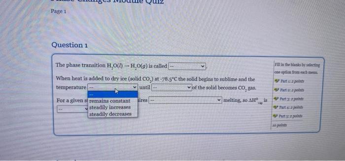 The Phase Transition Co S Co G Is Called When Heat Is Added To Ice At 0 C The Ice Begins To Melt And The Temperatu 5