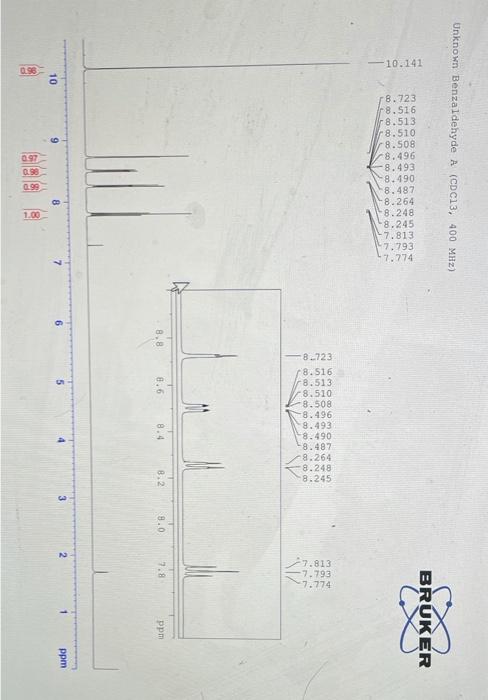 Thank You So Much For Any Help Im Going To Attach Both Nmrs And A Picture Of The Structures Without The Coupling 1