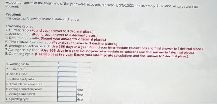 Balance Sheet December 31 Assets Current Assets Cash Accounts Receivable Net Merchandise Inventory Prepaid Expenses To 2