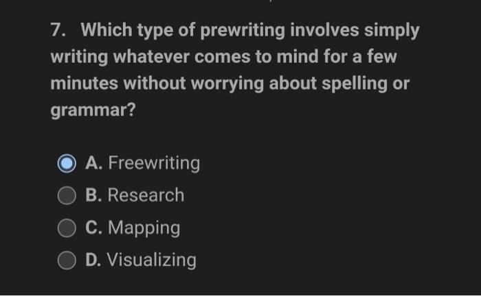 5 Which Type Of Visual Outline Starts With A Topic In The Center And Then Extends Out To Subtopics And Details From The 2