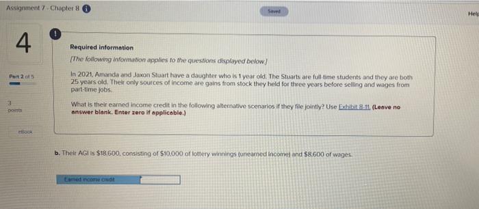 3 Part 1 Of 5 3 Points Ebook Required Information The Following Information Applies To The Questions Displayed Below I 2