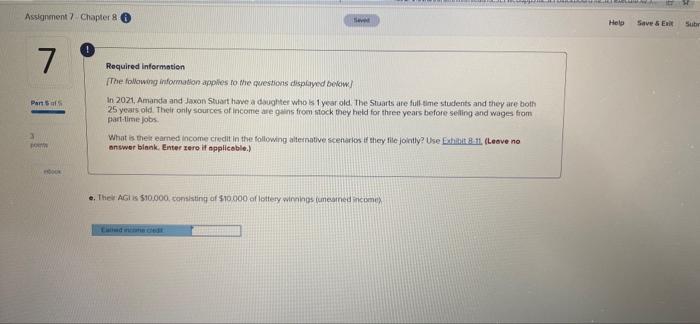 3 Part 1 Of 5 3 Points Ebook Required Information The Following Information Applies To The Questions Displayed Below I 5