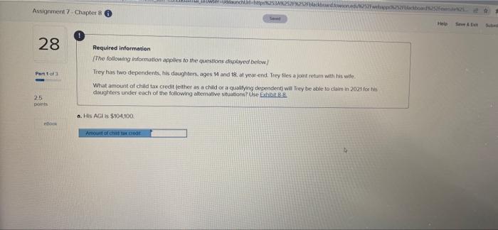 Assignment 7 Chapter 8 28 Part 1 Of 3 2 5 Points U Daunch Http 253a 252f 252fblackbowdowioned 521webapp252ckboard252 Sev 1