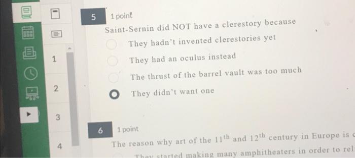 01 1 2 3 5 1 Point Saint Sernin Did Not Have A Clerestory Because They Hadn T Invented Clerestories Yet They Had An Ocul 1