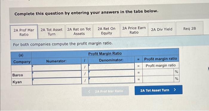 The Following Information Applies To The Questions Displayed Below Summary Information From The Financial Statements 2