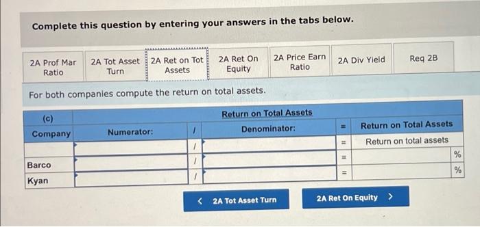 The Following Information Applies To The Questions Displayed Below Summary Information From The Financial Statements 4